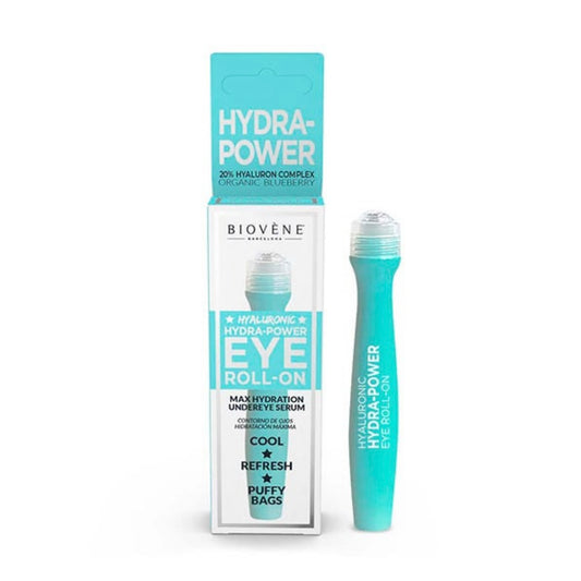 Biovène Hyaluronic Hydra-Power Eye Roll-On – Max Hydration Undereye Serum (15 ml)