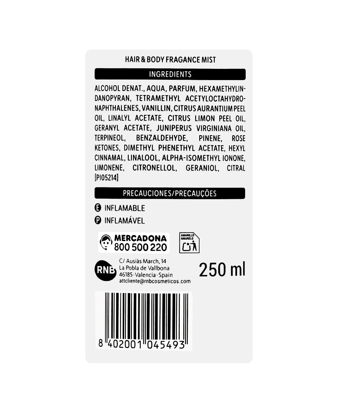 Deliplus Beerensorbet — Haar- & Körperduftspray 250ml
