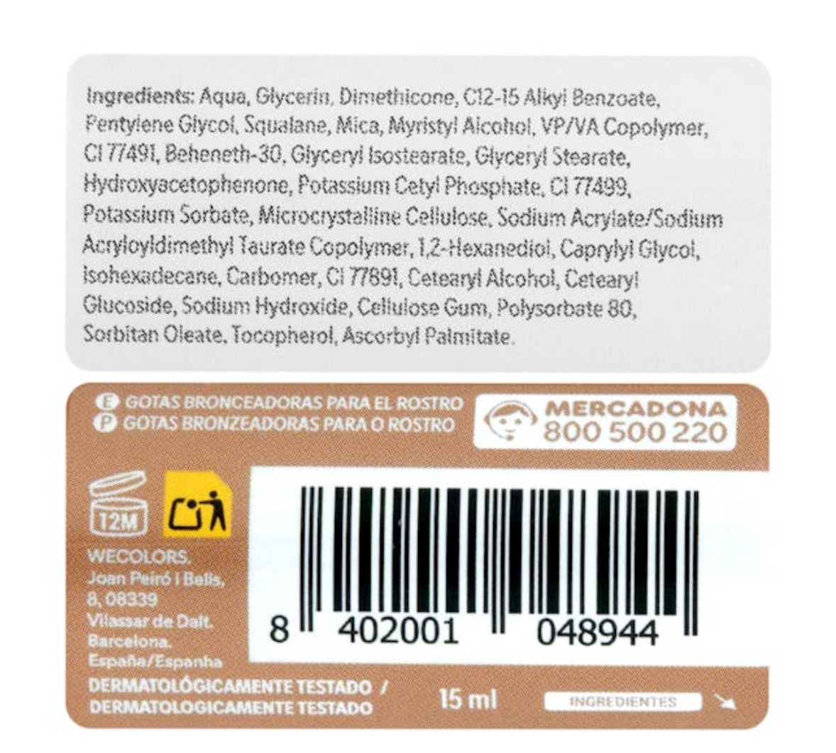 Deliplus pilienu bronzeris — Šķidrie sejas bronzējošie pilieni