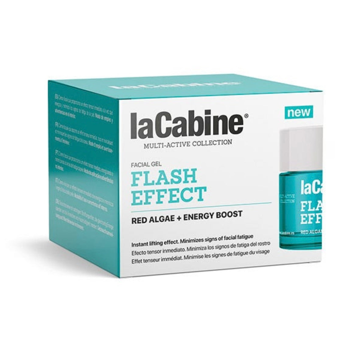 laCabine zibens efekta sejas gels – Sarkanās aļģes + enerģijas pieplūdums 50 ml