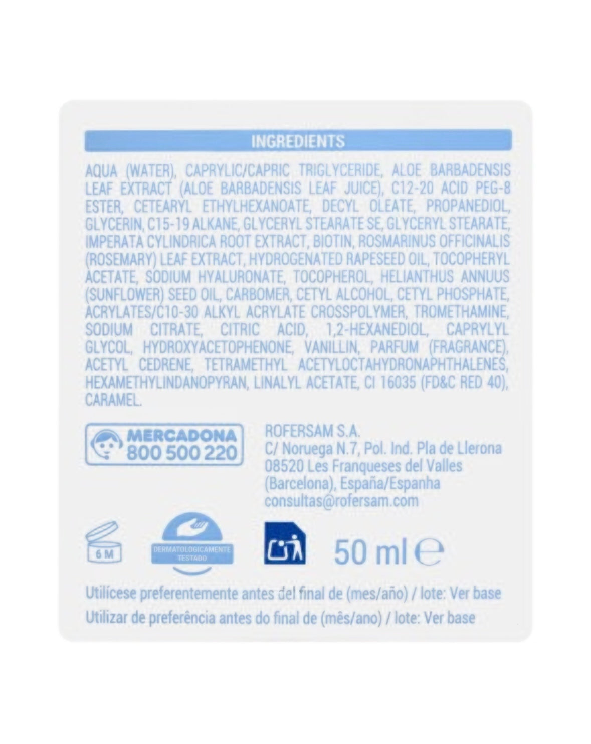 Deliplus Hidrata 24H Увлажняющий крем с гиалуроновой кислотой и алоэ вера