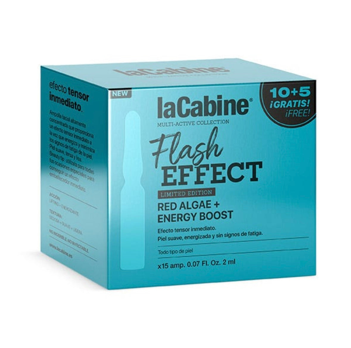 laCabine Flash Effect Red Algae + Energy Boost Ampoules – Limited Edition