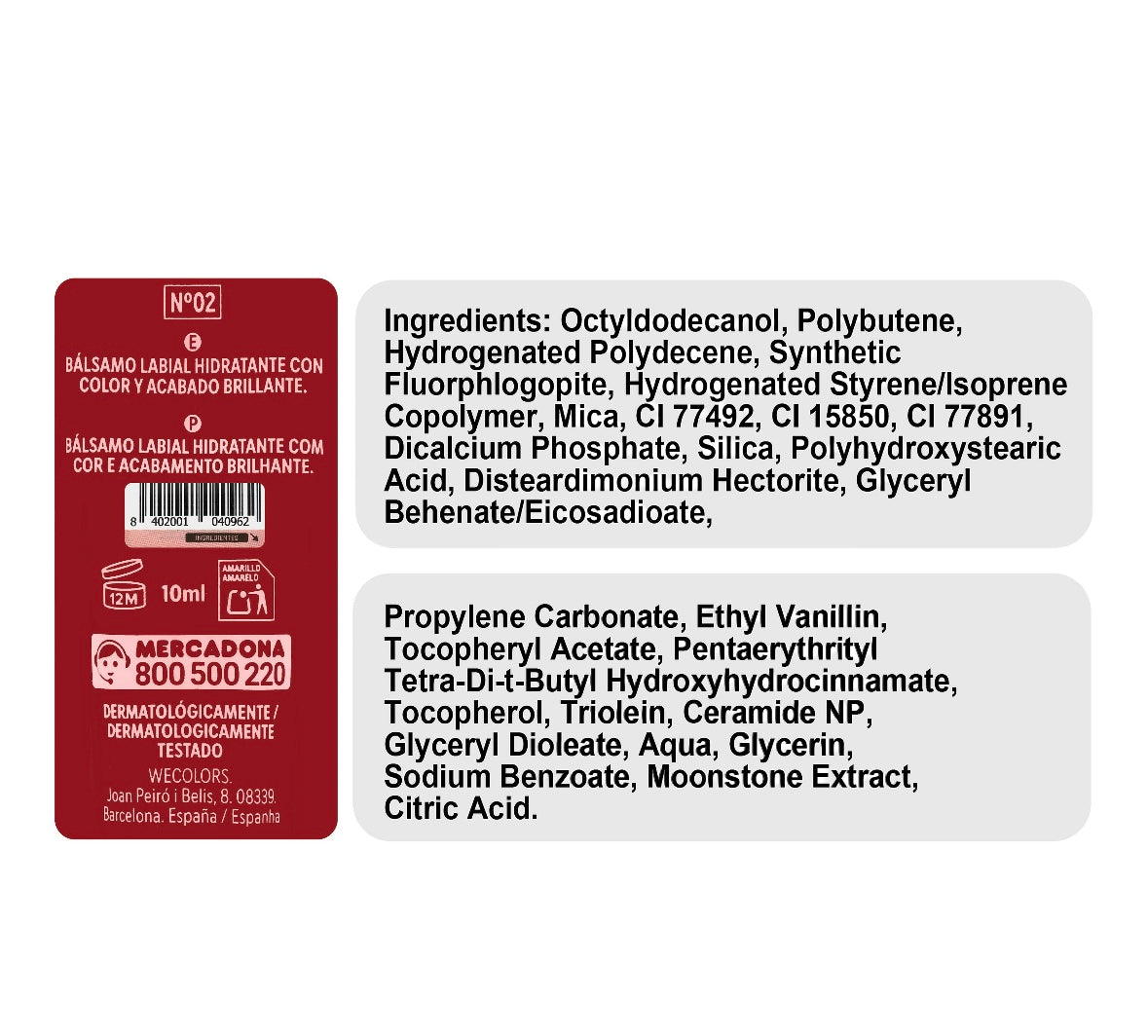Deliplus Gloss Perfectionist tonējošais lūpu balzams Nr. 02 — dzeltens
