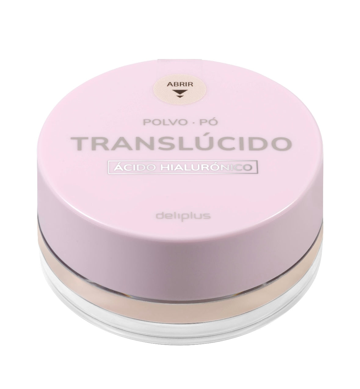 Poudre libre translucide fixante Deliplus avec acide hyaluronique