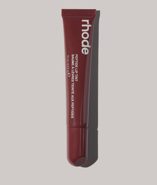 peptide lip tint
THE TINTED LIP LAYER ( pbj - 
warm berry brown )
