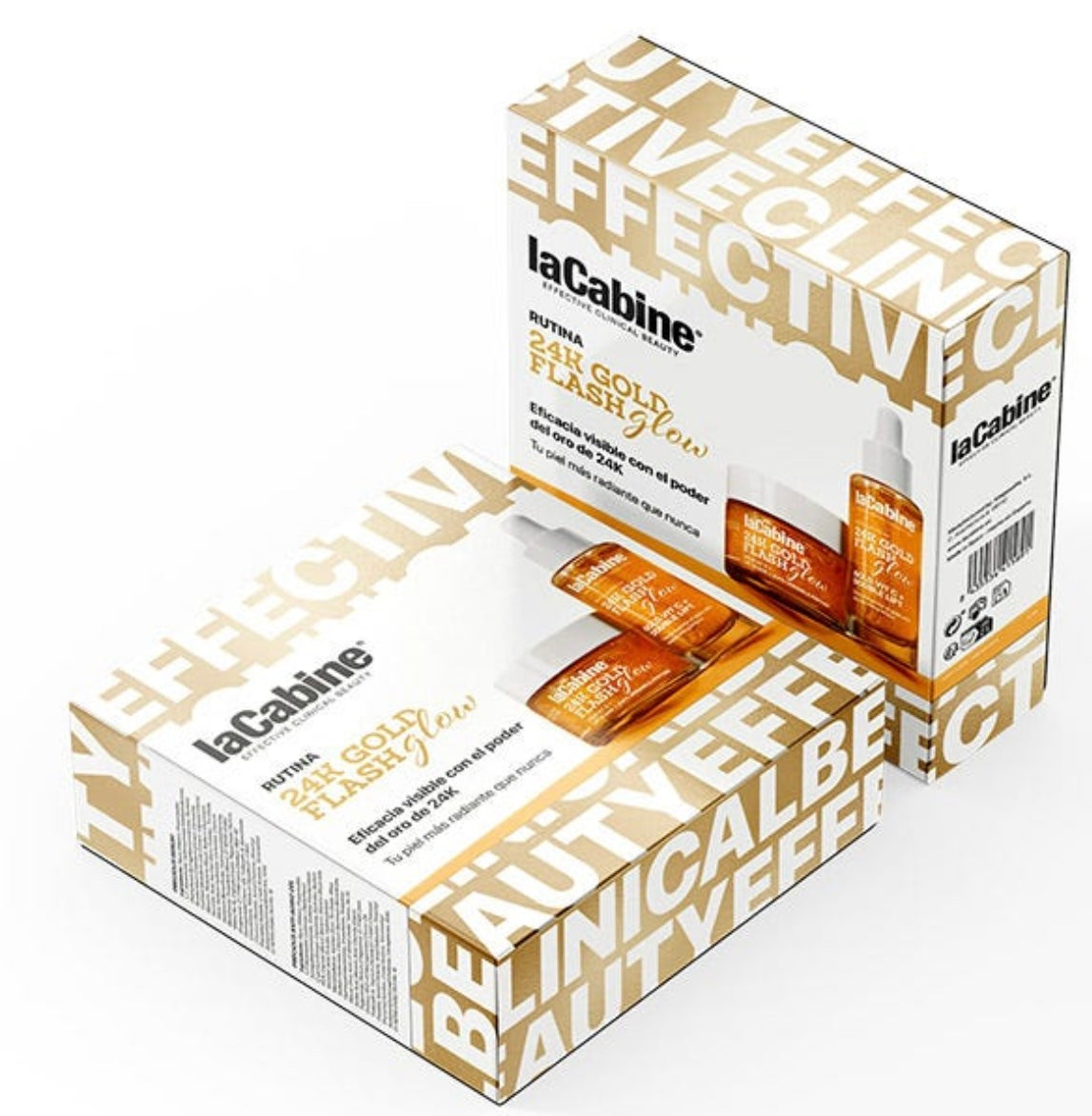 laCabine 24K Gold Flash Glow Routine