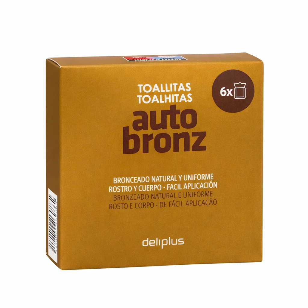 Deliplus pašiedeguma salvetes Auto Bronz (6 gab.)