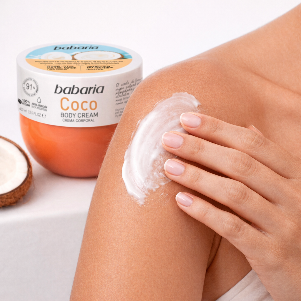 Babaria Coco Body Cream – Deep Nourishing Body Moisturizer (400 ml)