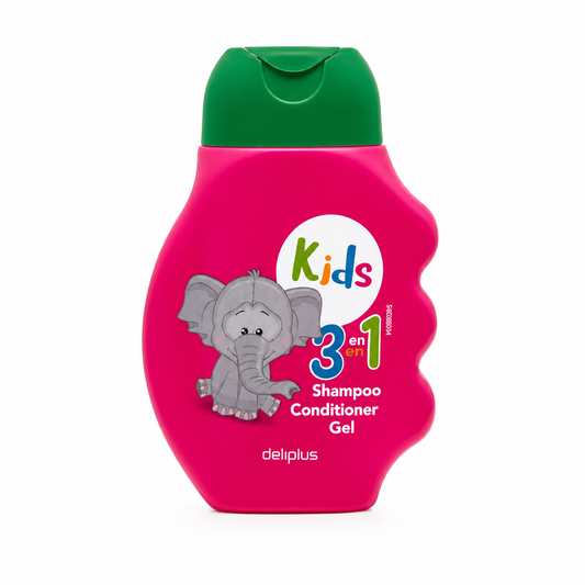 Deliplus Kids 3-in-1 Shampoo, Conditioner und Gel 300ml