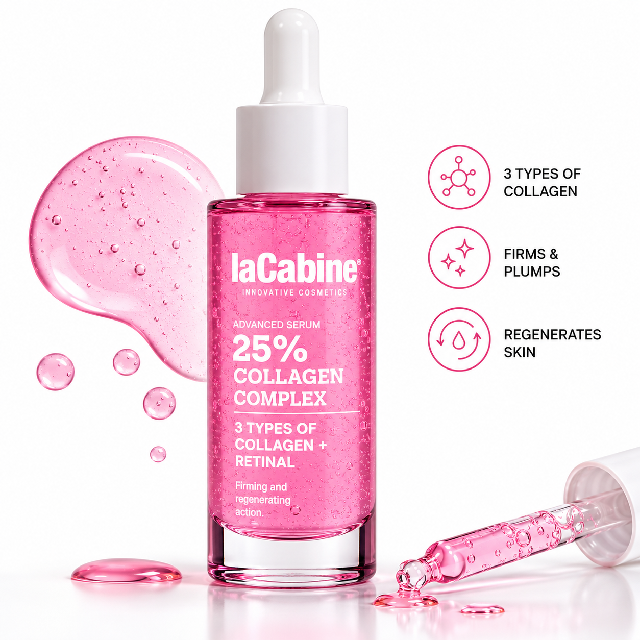 laCabine 25% kolagēna komplekss uzlabots serums