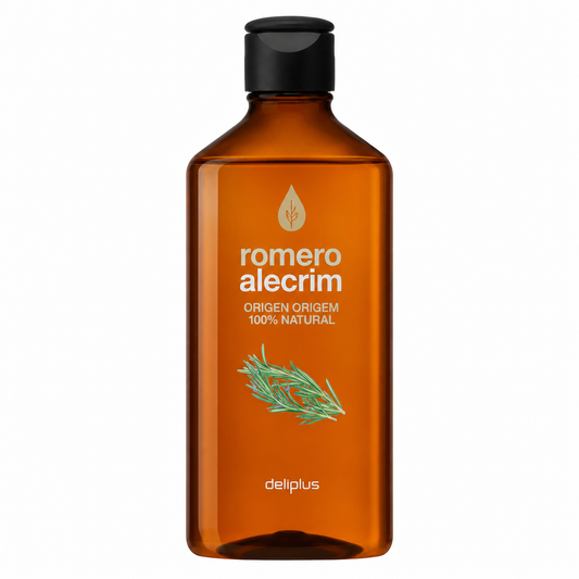 Deliplus rozmarīna ķermeņa eļļa 100% dabīga — tonizējoša un relaksējoša augu eļļa, 200 ml