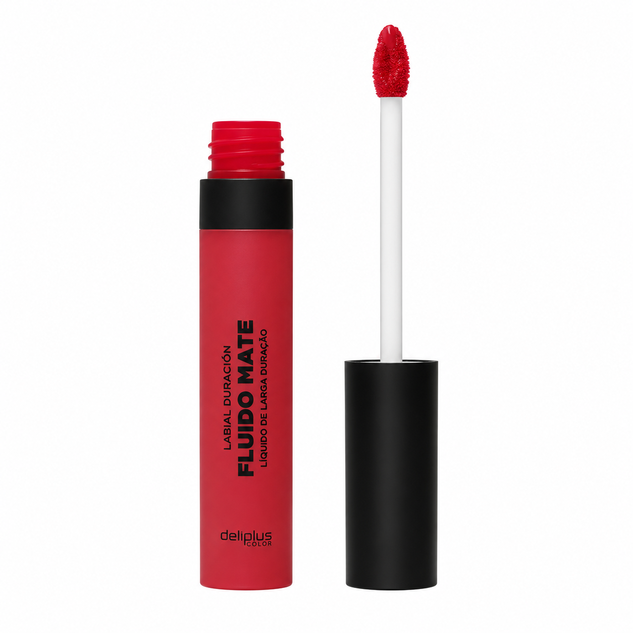 Deliplus Matte Fluid Lipstick No.05 - Classic Red