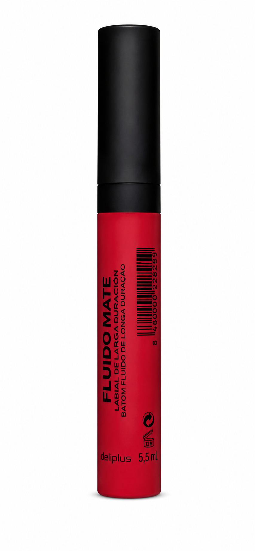 Deliplus Matte Fluid Lipstick No.05 - Classic Red