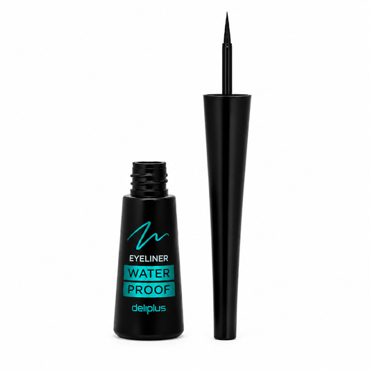 Eyeliner liquide waterproof noir Deliplus – Trace précise longue tenue et anti-bavure