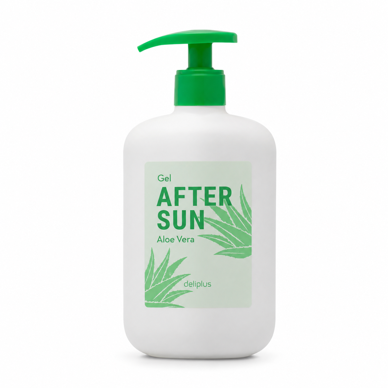Gel Après-Soleil Deliplus à l'Aloe Vera – Gel Corps Rafraîchissant et Apaisant pour Peau Exposée au Soleil, 400 ml