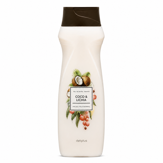 Gel de bain parfumé Deliplus Coco & Lichia