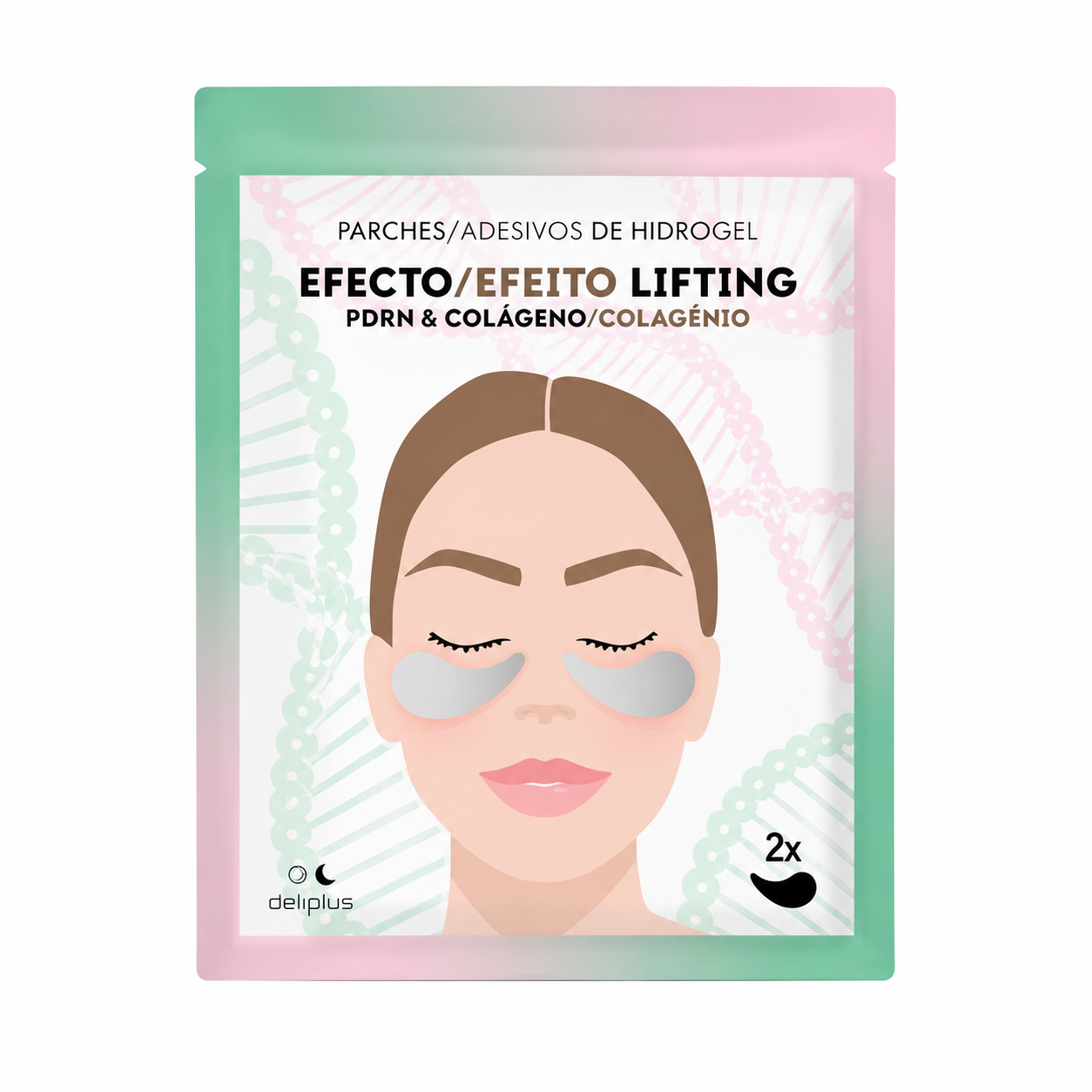 Deliplus Hydrogel-Augenpads mit Lifting-Effekt, PDRN & Kollagen