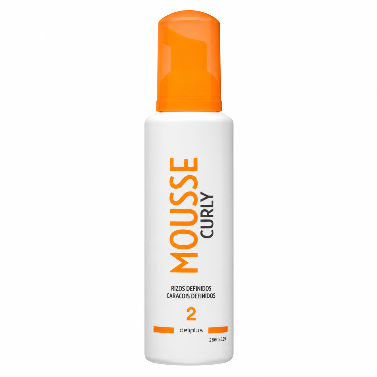 Deliplus Mousse Curly cirtas fiksējošas un izteicošas putas ar UV filtru, fiksācija 2, 200ml