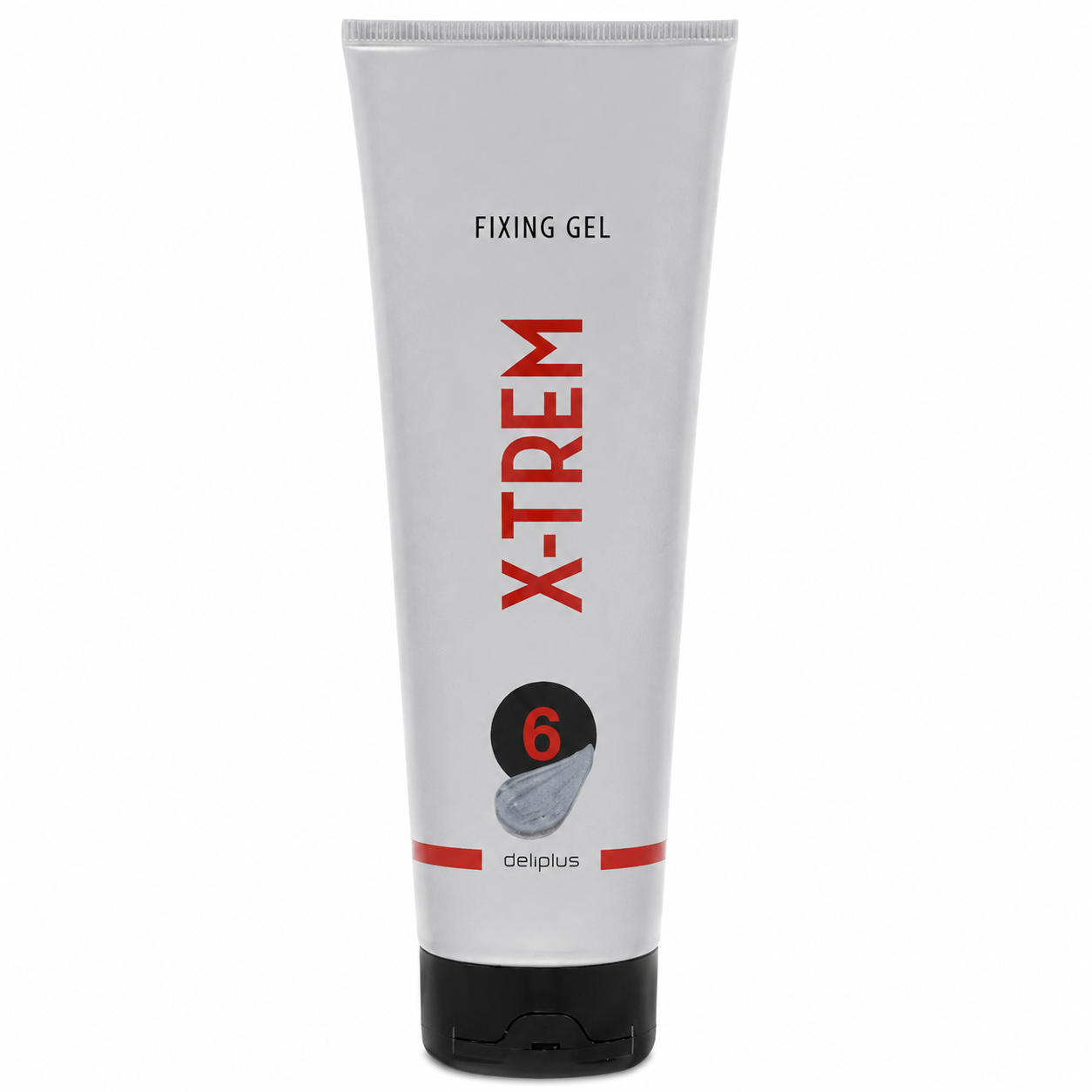 Deliplus Fixing Gel X-Trem īpaši stipras fiksācijas gēls, fiksācija 6, spīdīgs efekts, 250ml