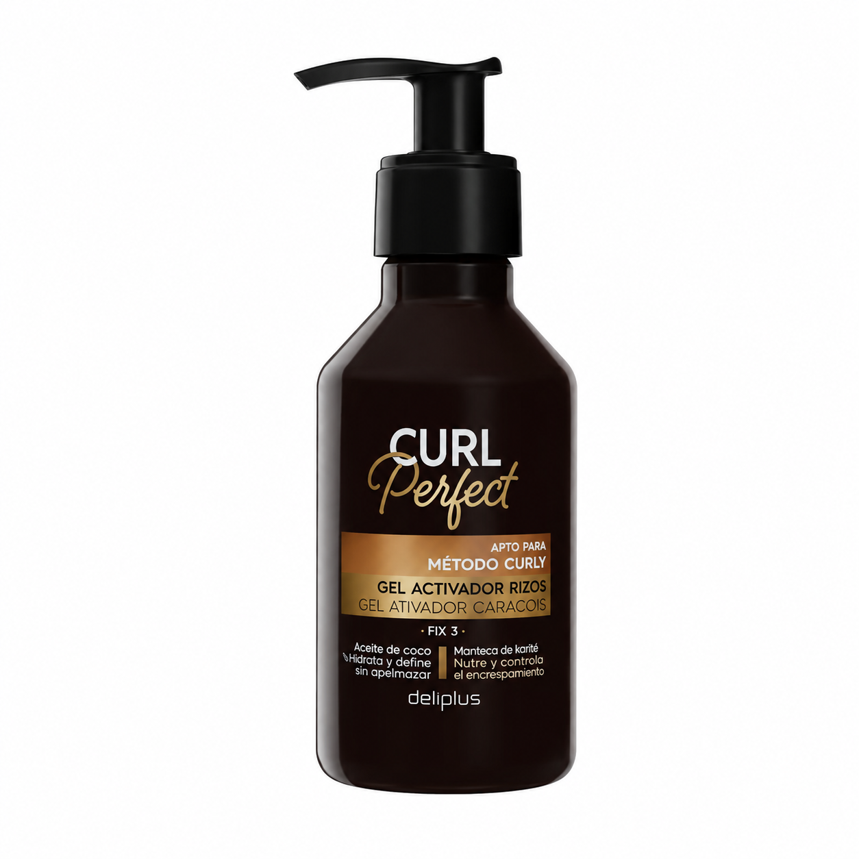 Deliplus Curl Perfect Curl Activating Gel Fix 3 Curly Method 200ml