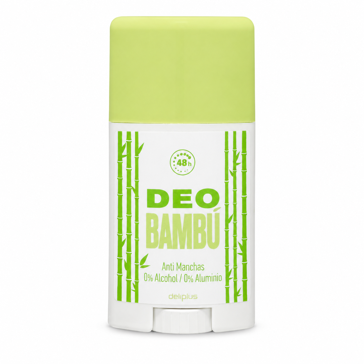 Deliplus Deo Bambú Deodorantstick – Bambus – 0 % Aluminium, 0 % Alkohol – 48 Stunden – 50ml