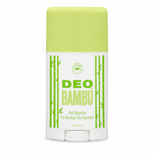 Stick déodorant Deliplus Deo Bambú - Bambou - 0 % aluminium, 0 % alcool - 48h - 50ml