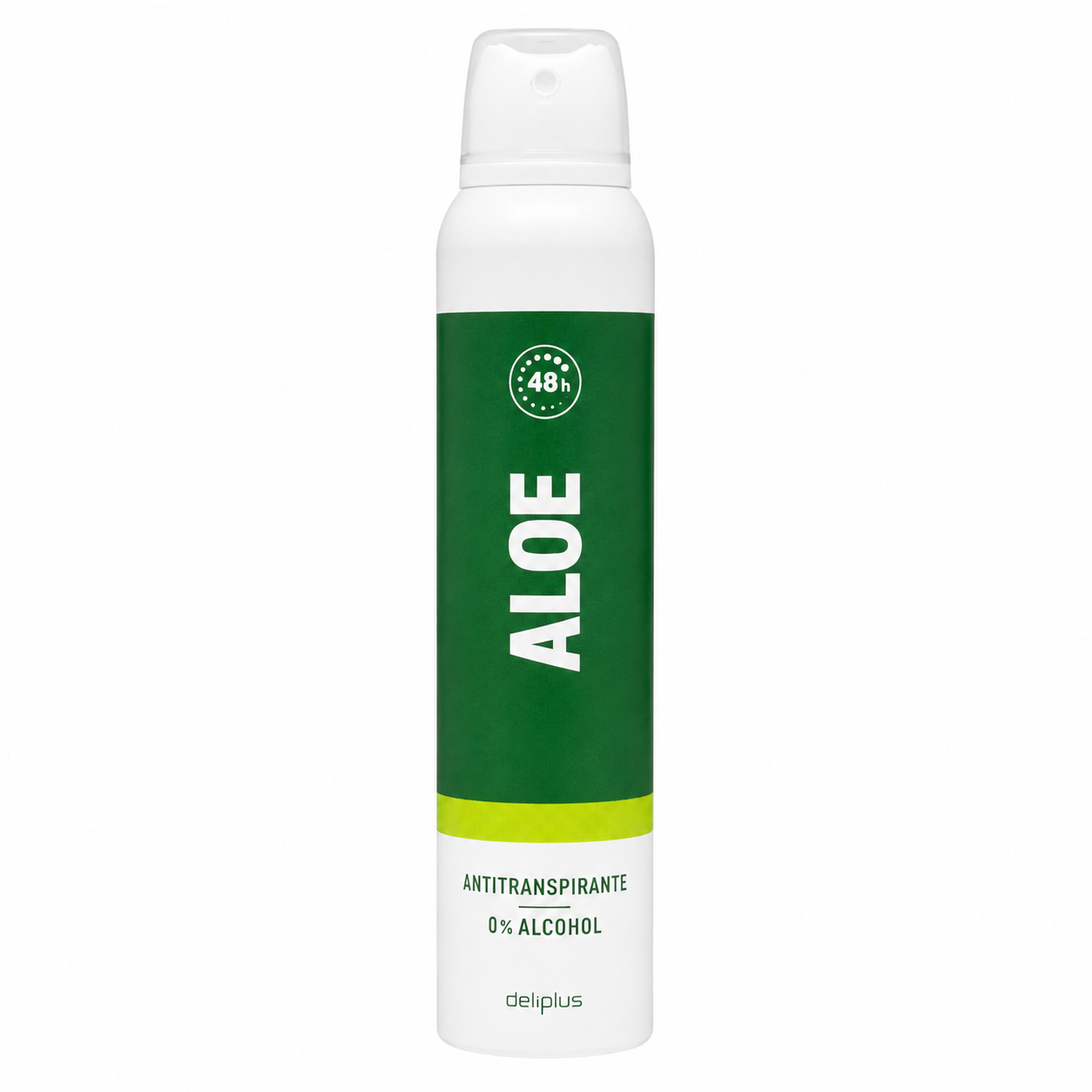 Deliplus Antitranspirant-Spray mit Aloe – 48 Stunden Schutz – Alkoholfrei – 200ml