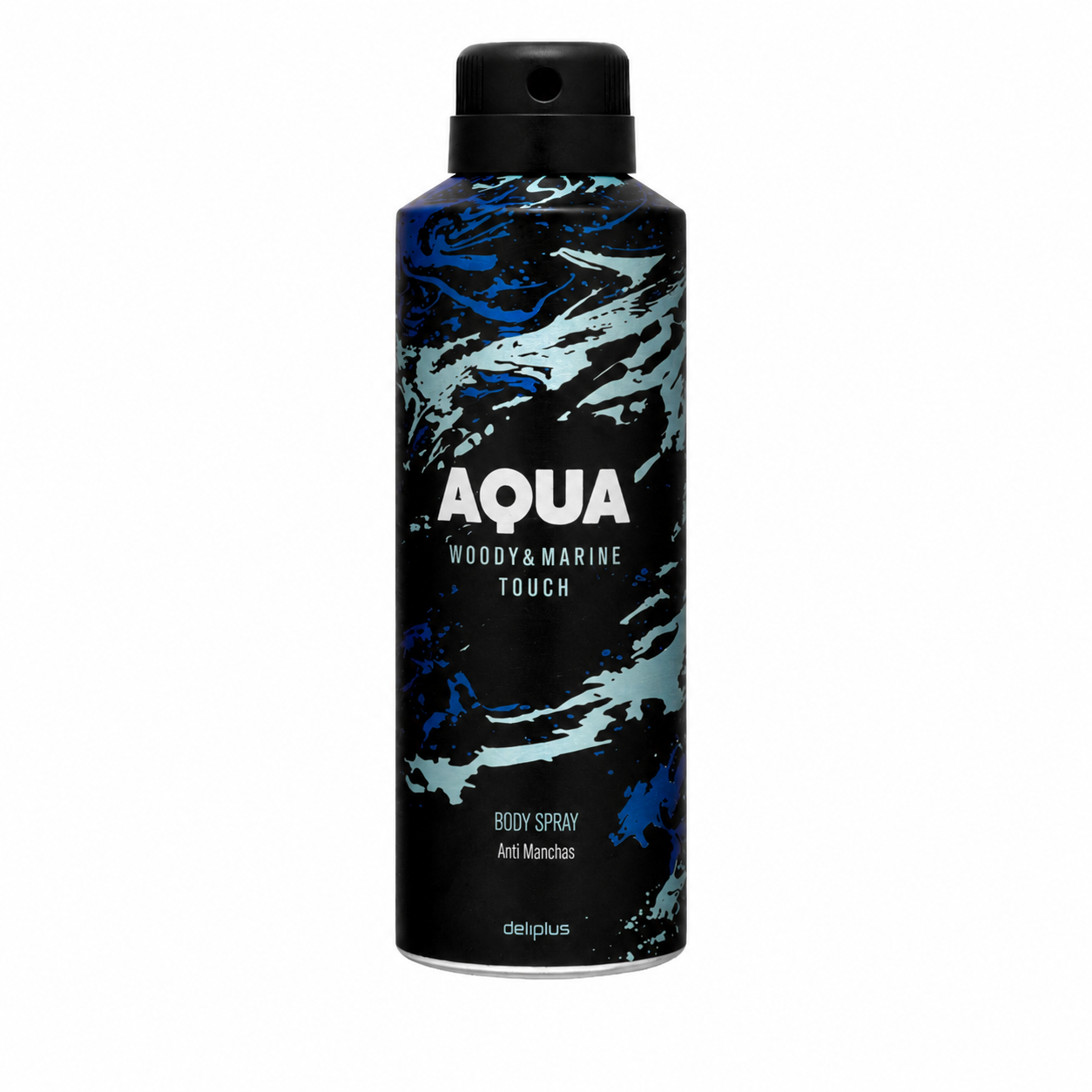 Deliplus Aqua Körperspray – Holzig &amp; maritim – Hinterlässt keine Flecken – 200ml