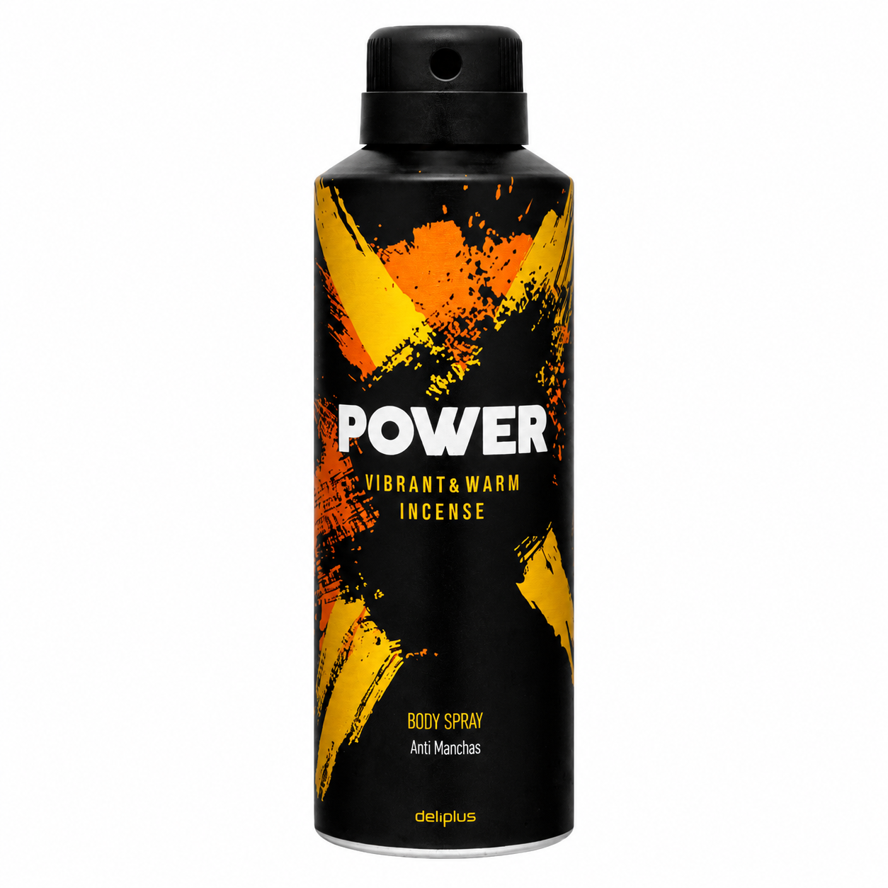 Deliplus Power Body Spray - Vibrant And Wamp; Warm Incense - Anti-Stain - 200ml