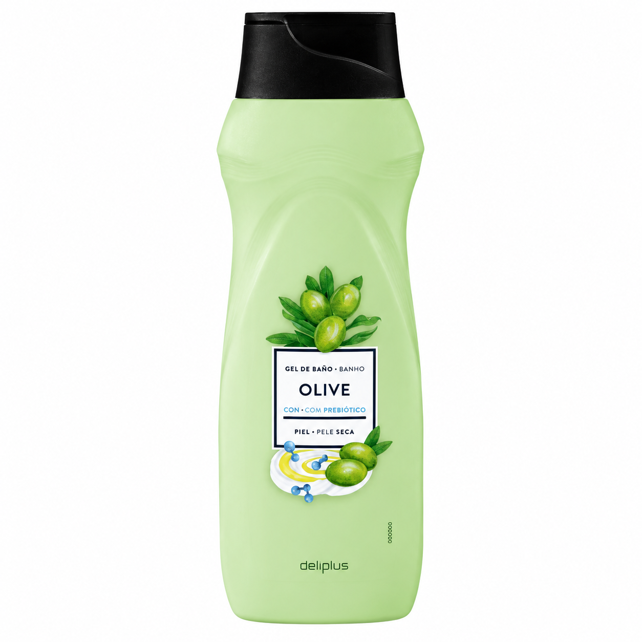 Deliplus Olive ; Shower Gel with Prebiotic - Dry Skin - 750ml