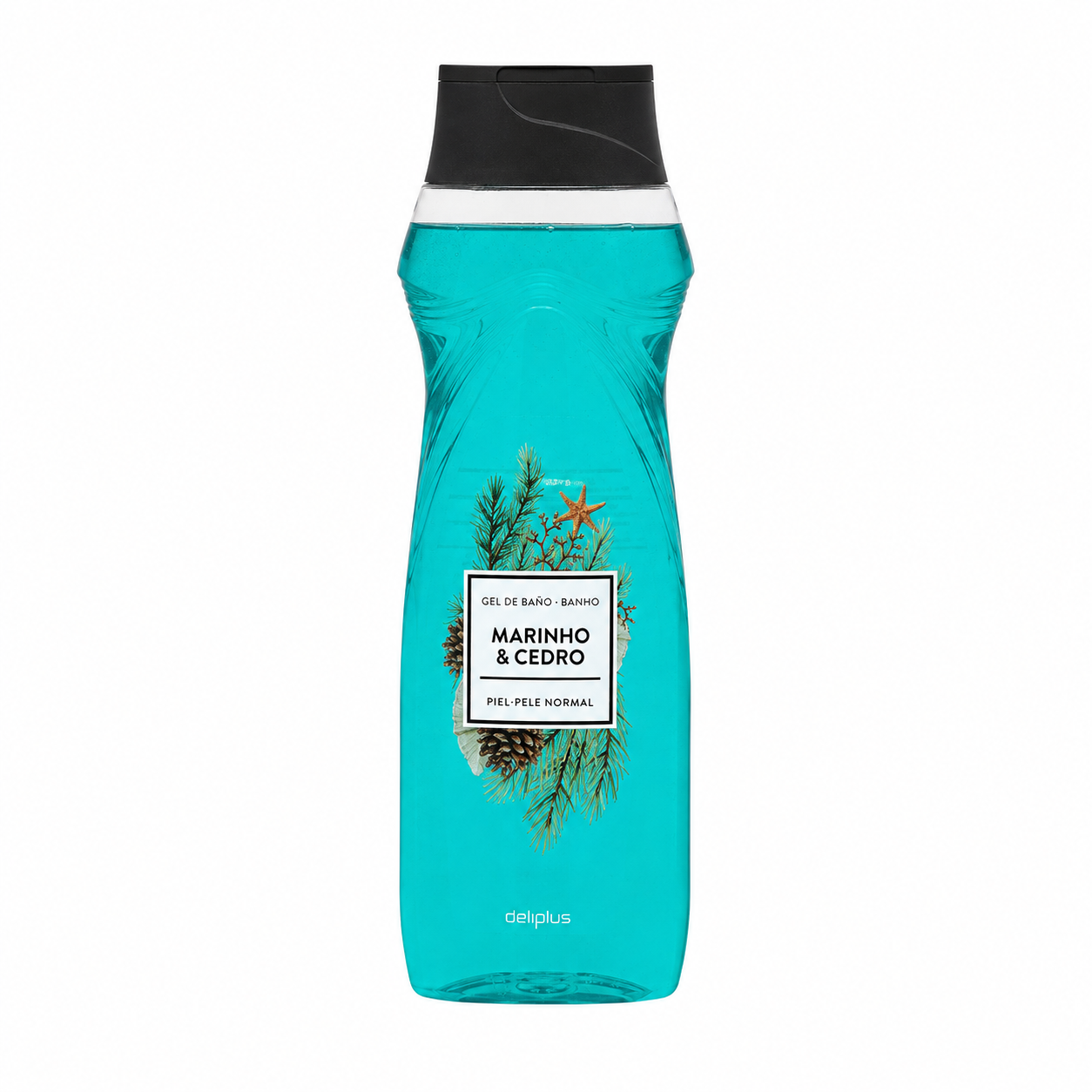 Deliplus Meeresduft & Zedernholz Bade- & Duschgel – Normale Haut – 750ml