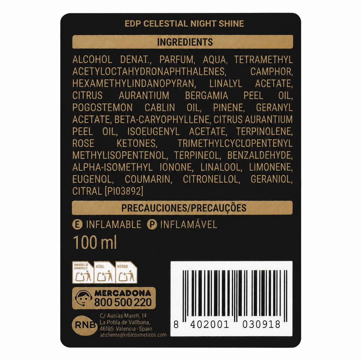 Celestial Night Shine Eau de Parfum 100ml