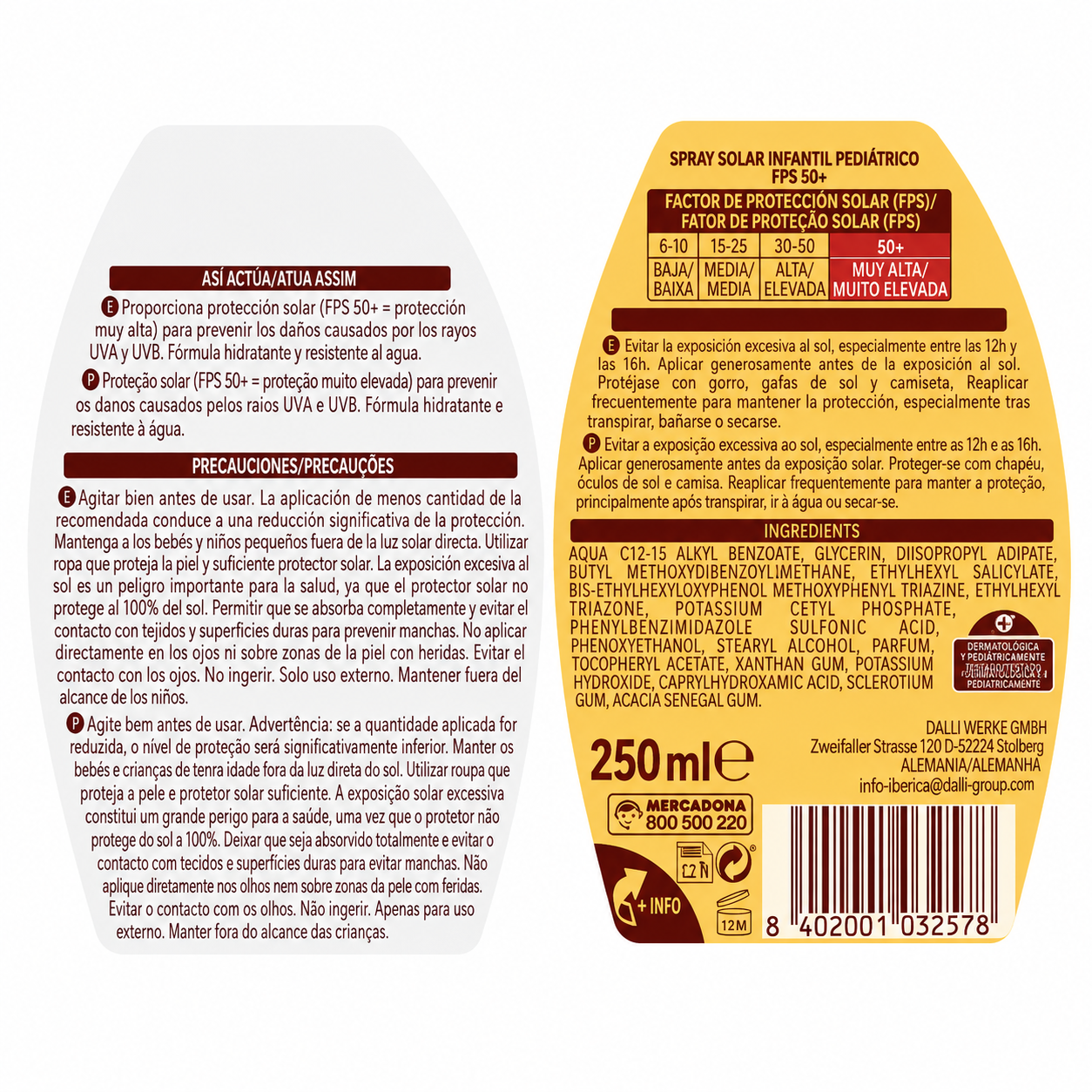 Deliplus Kids Sun Spray SPF 50+ 250ml