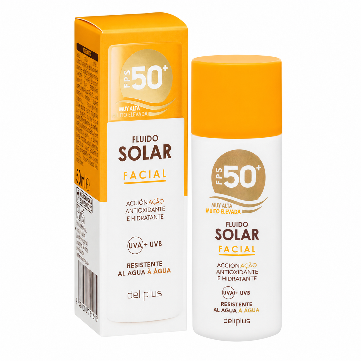 Deliplus Facial Sun Fluid SPF 50+ 50ml