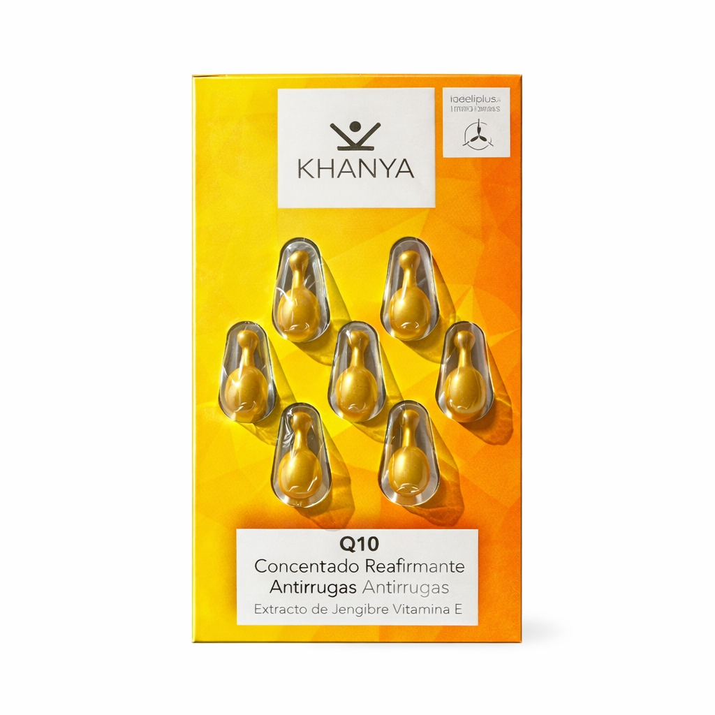 KHANYA Q10 pretnovecošanās nostiprinoša koncentrāta kapsulas | 7 ml