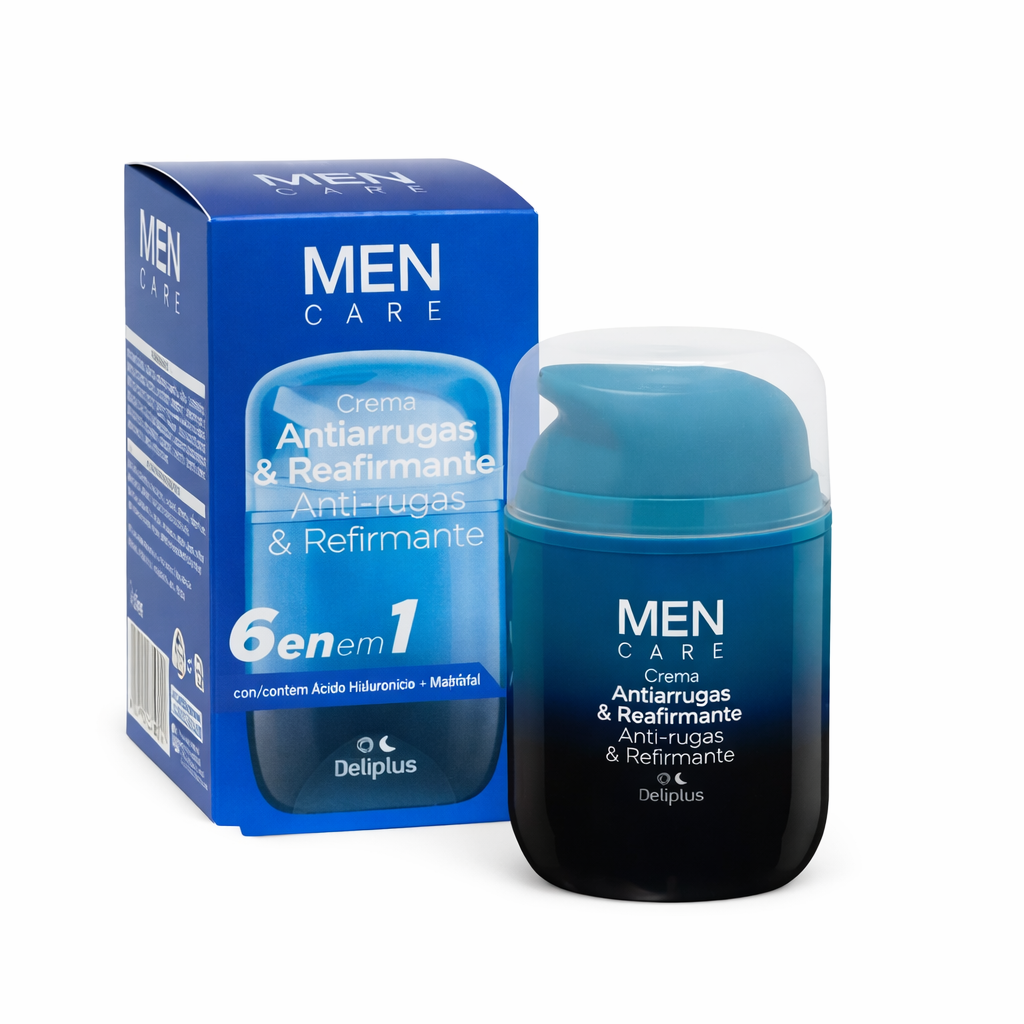 Крем для лица Deliplus Men Care 6-в-1 против морщин 