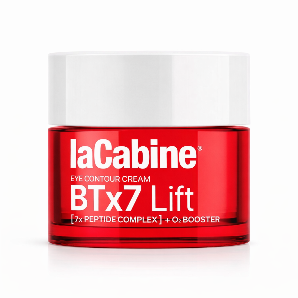 laCabine BTx7 Lift acu kontūru krēms – 7 peptīdu komplekss + O₂ pastiprinātājs