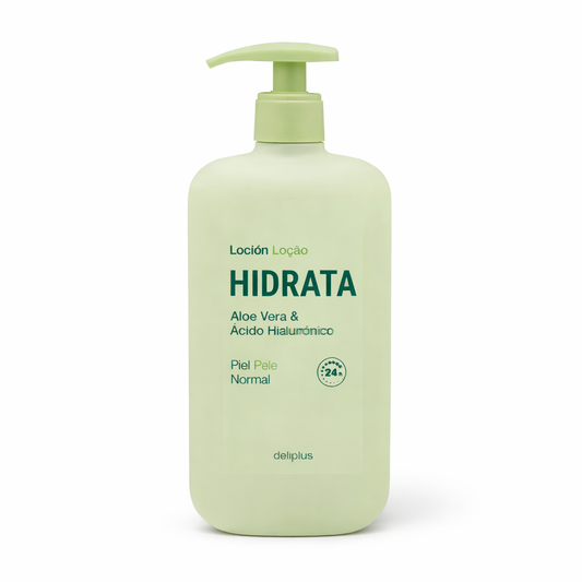 Deliplus Hydrates body lotion with aloe vera and hyaluronic acid for normal skin