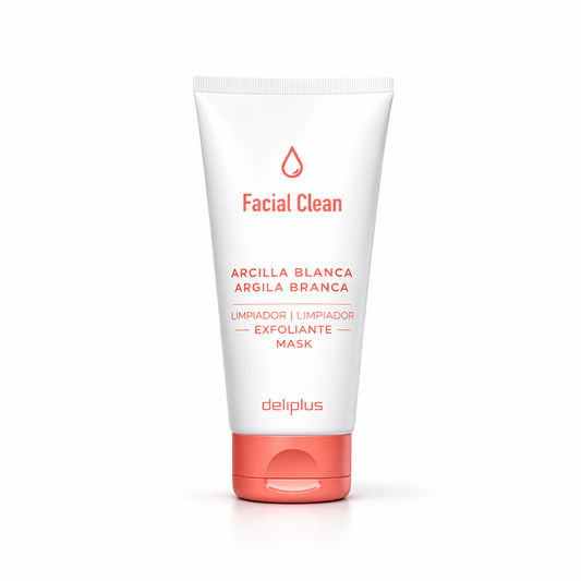 Deliplus White Clay Cleanser, скраб и маска для лица Очищение нормальной или смешанной кожи