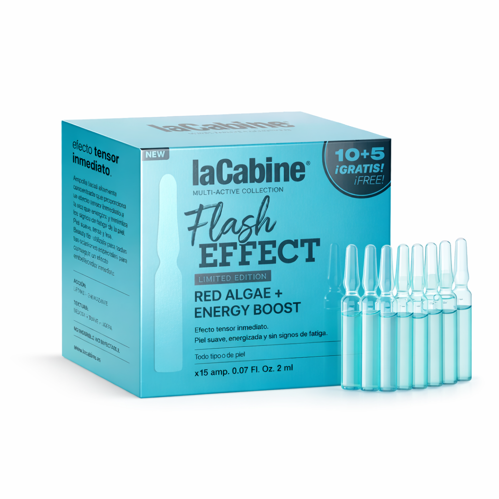 laCabine Flash Effect Red Algae + Energy Boost Ampoules – Limited Edition