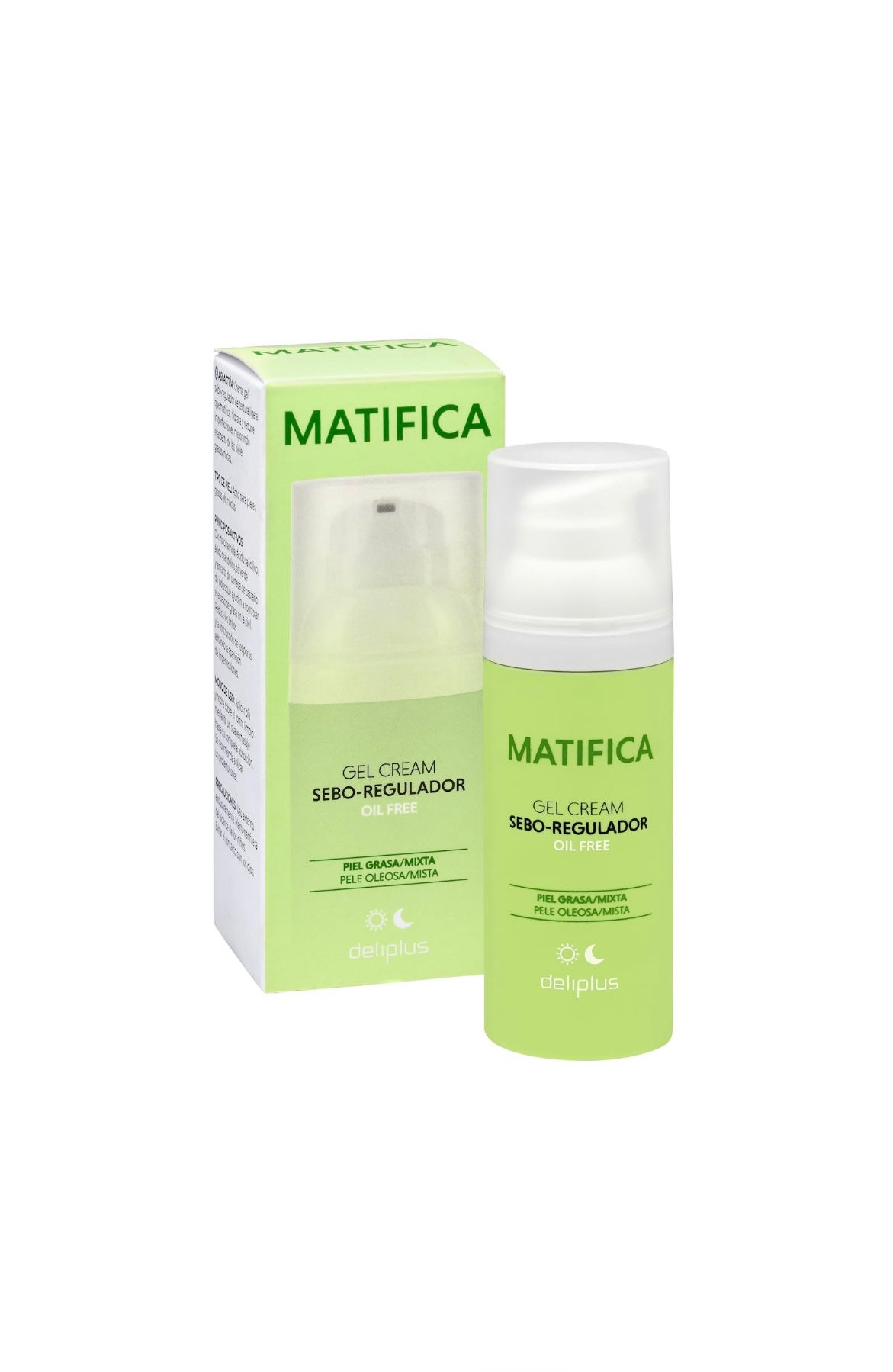 Deliplus Matifica facial gel sebum-regulating oily or mixed skin