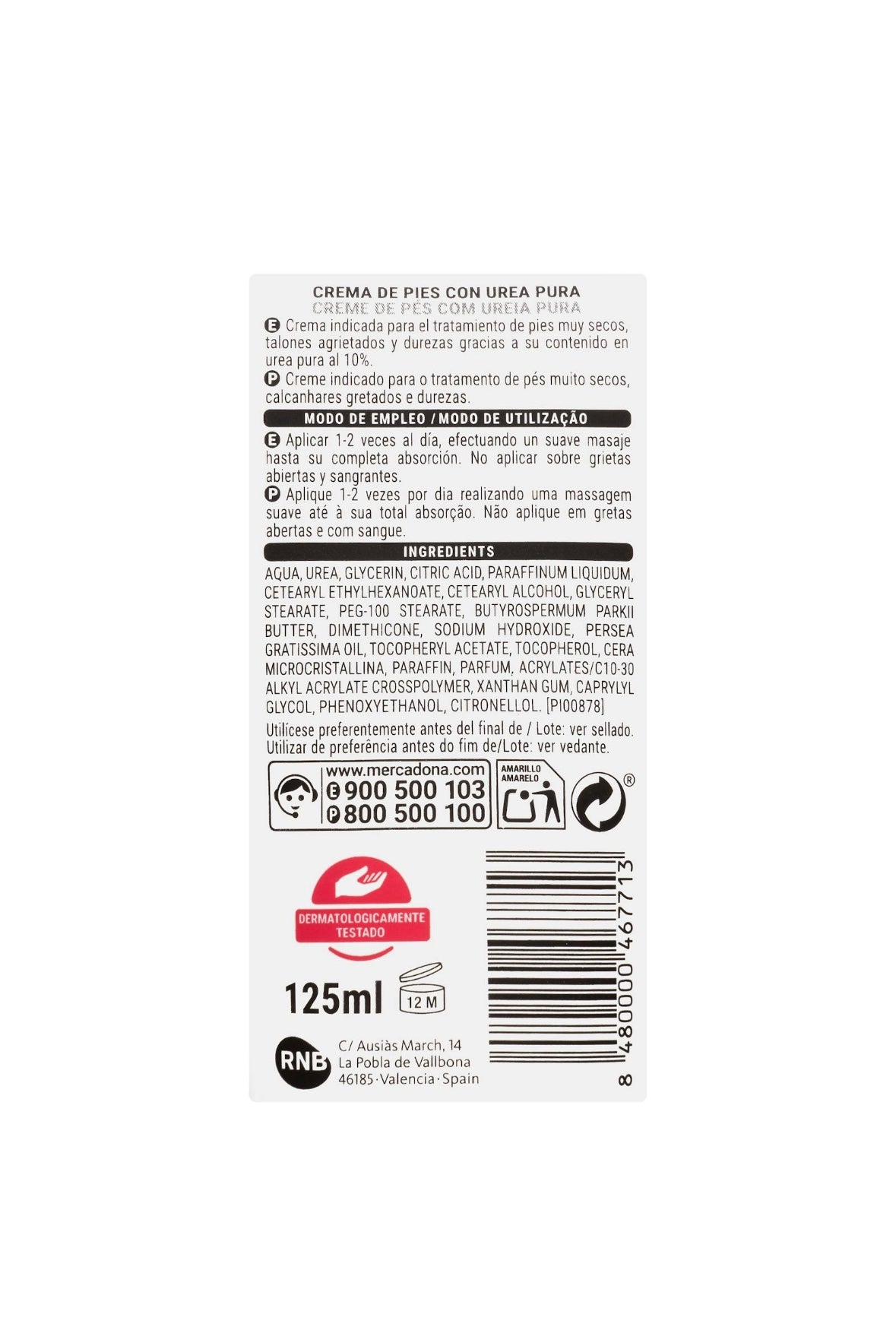 Deliplus 10% pure urea cream for cracked feet