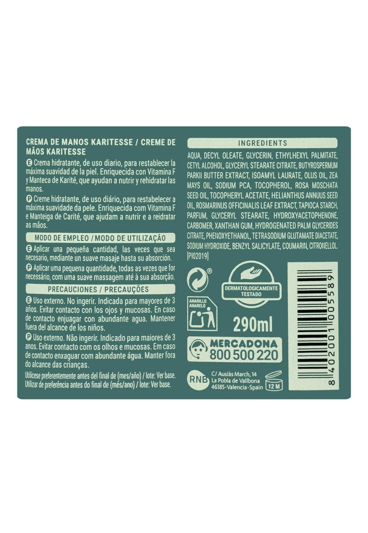 Deliplus Karitesse Hand cream