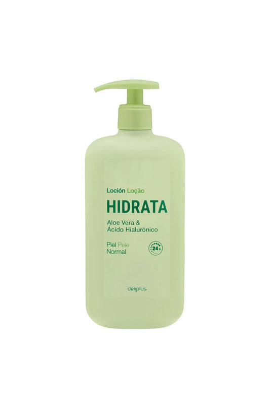 Deliplus Hydrates body lotion with aloe vera and hyaluronic acid for normal skin