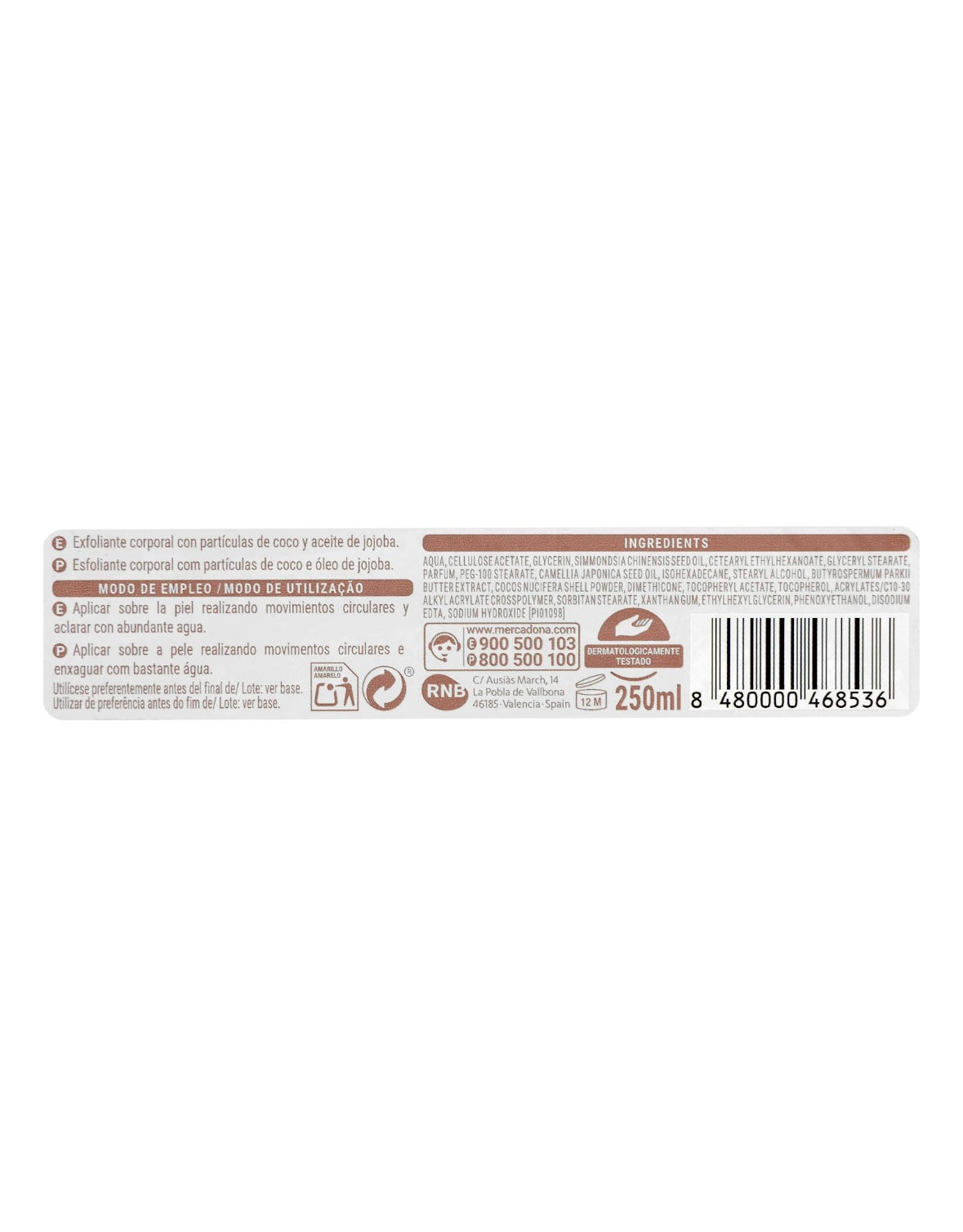 Deliplus Coconut body scrub