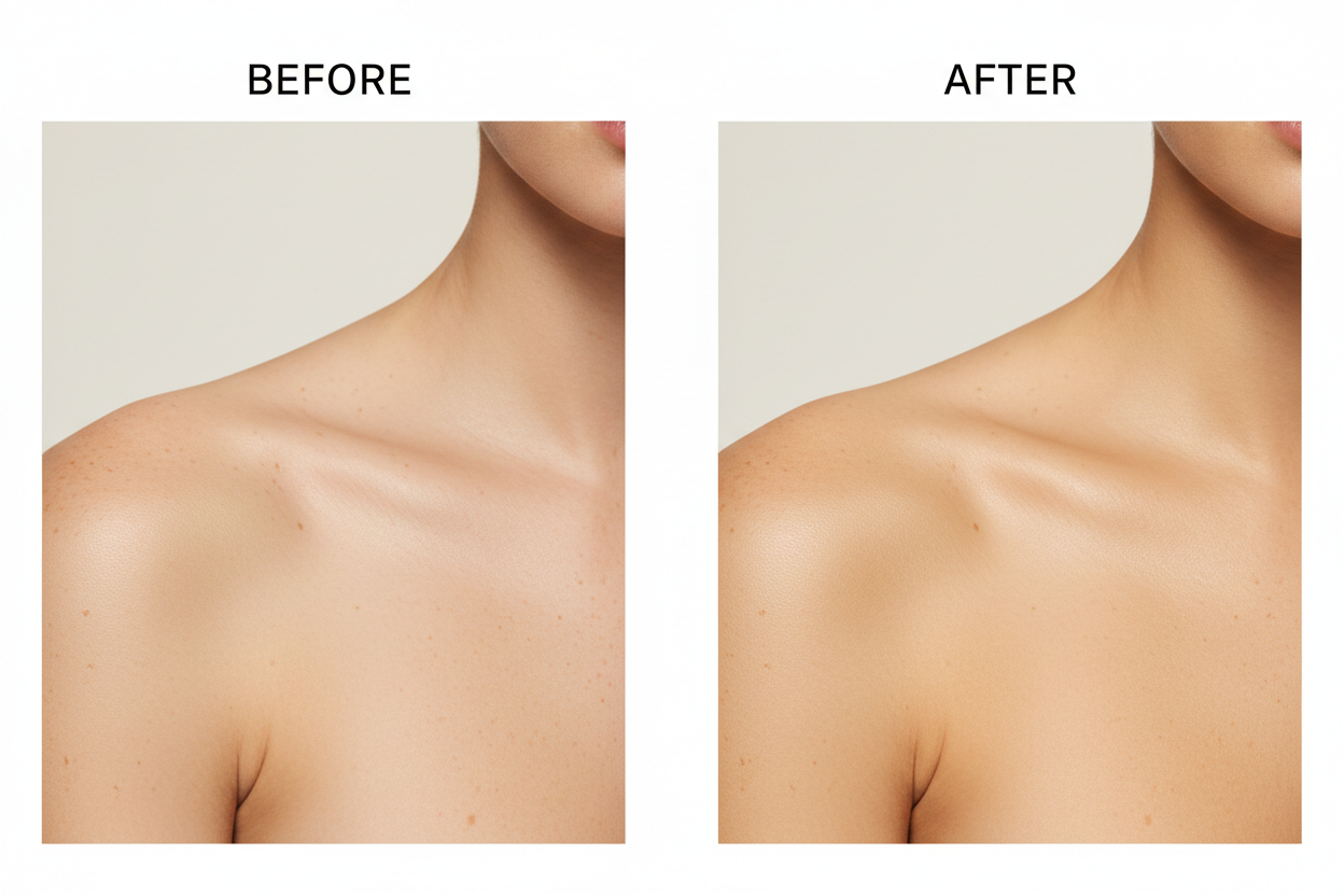 Before & After – Natural Tan