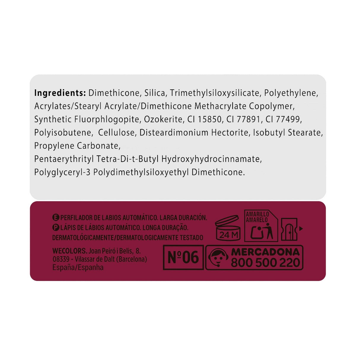 Deliplus Color noturīgs automātiskais lūpu zīmulis