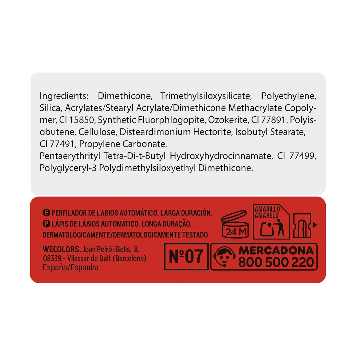 Deliplus Color noturīgs automātiskais lūpu zīmulis