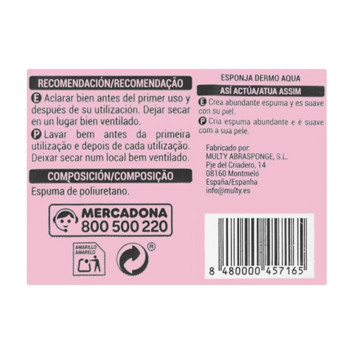 Deliplus Dermo Aqua Bath Sponge