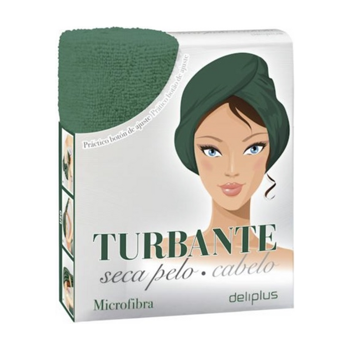 Deliplus Microfibre Hair Drying Turban